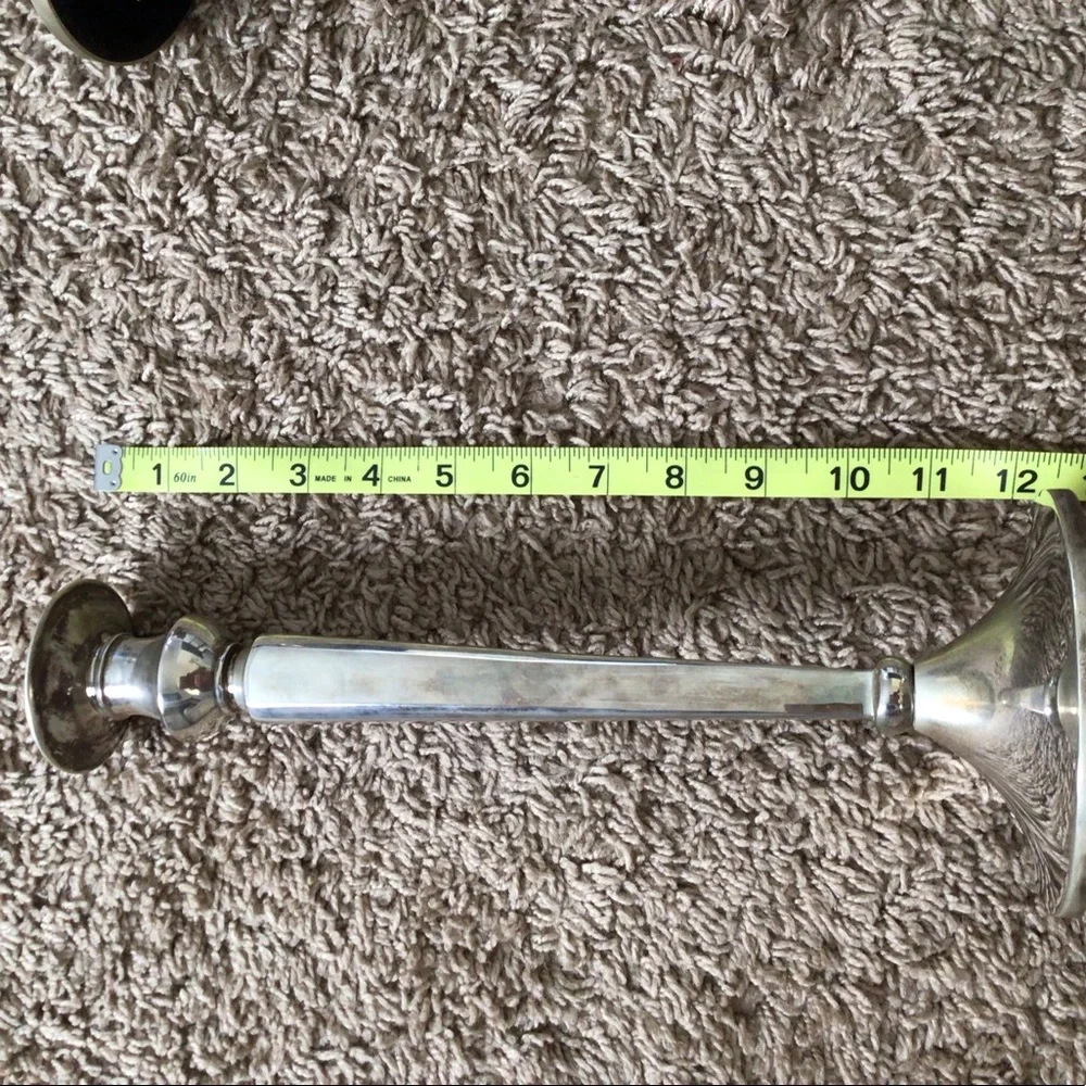 (2) Pottery Barn candle holders